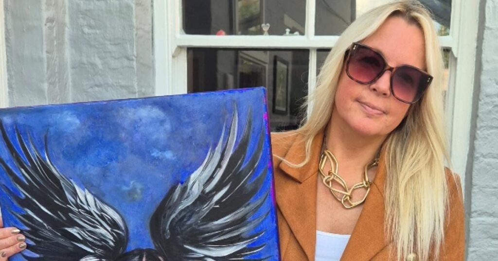York artist Shany Hagan in painting tribute to Ozzy Osbourne