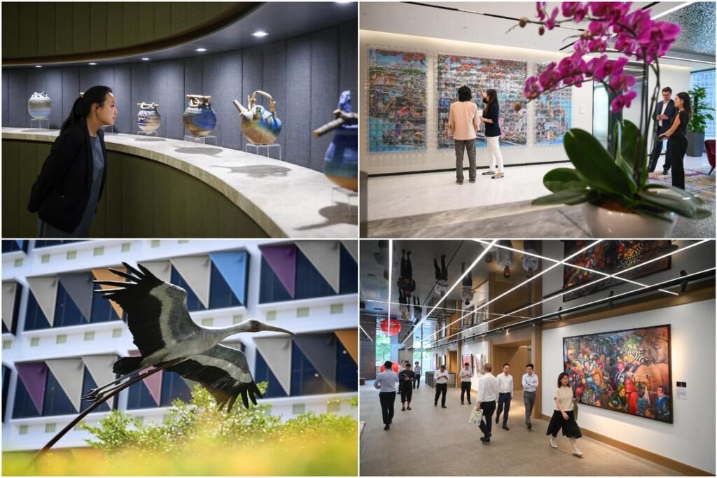 ‘Why is this here?’: The banks, law firms and hotels in Singapore buying local art