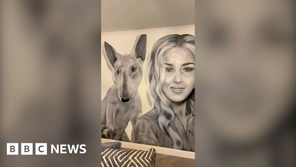 Artist paints lounge mural in tribute to woman, 25